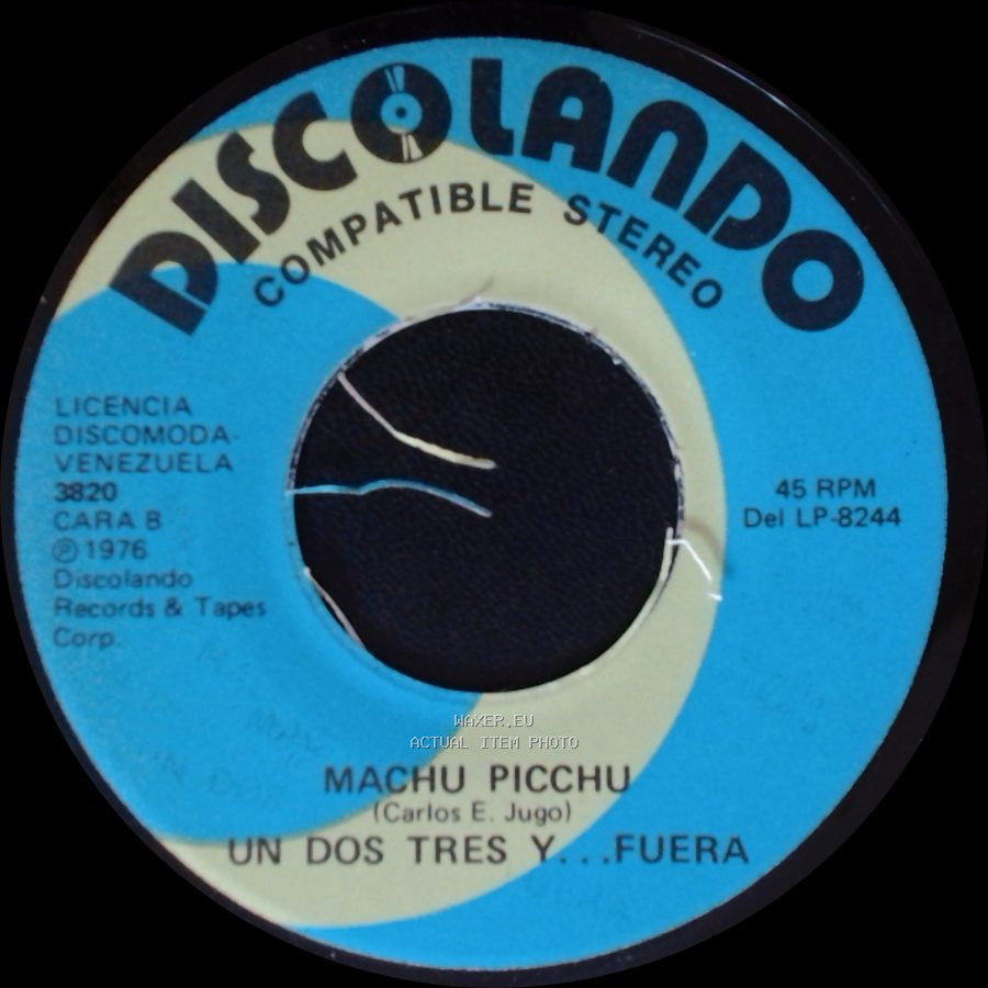 Nathalie Ohi - Un Dos Tres Y... Fuera / Machu Picchu Un Dos Tres Y... Fuera side B