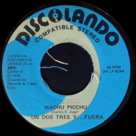 Nathalie Ohi - Un Dos Tres Y... Fuera / Machu Picchu Un Dos Tres Y... Fuera side B