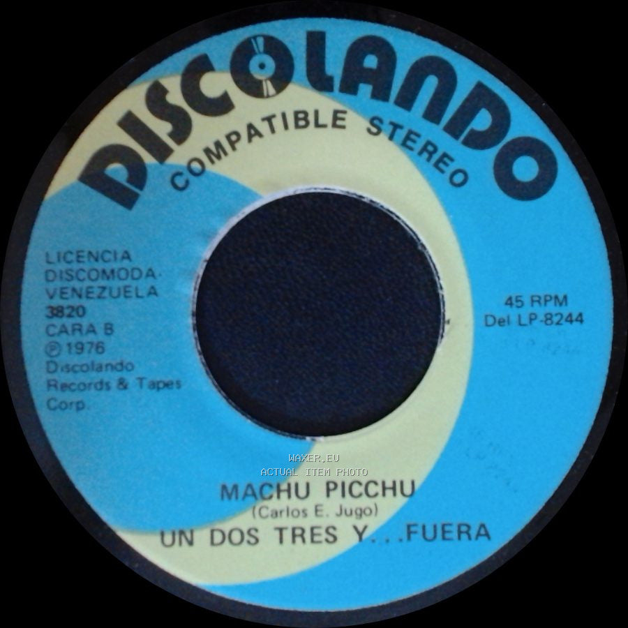 Nathalie Ohi - Un Dos Tres Y... Fuera / Machu Picchu Un Dos Tres Y... Fuera side B