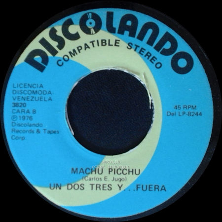 Nathalie Ohi - Un Dos Tres Y... Fuera / Machu Picchu Un Dos Tres Y... Fuera side B