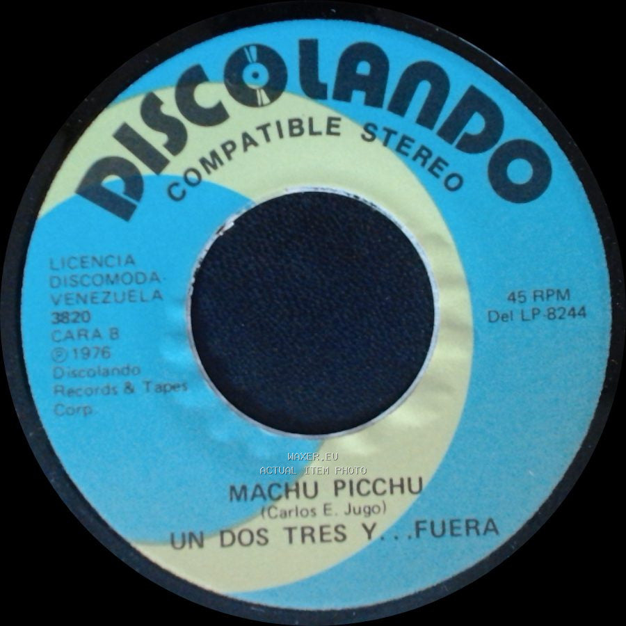 Nathalie Ohi - Un Dos Tres Y... Fuera / Machu Picchu Un Dos Tres Y... Fuera side B