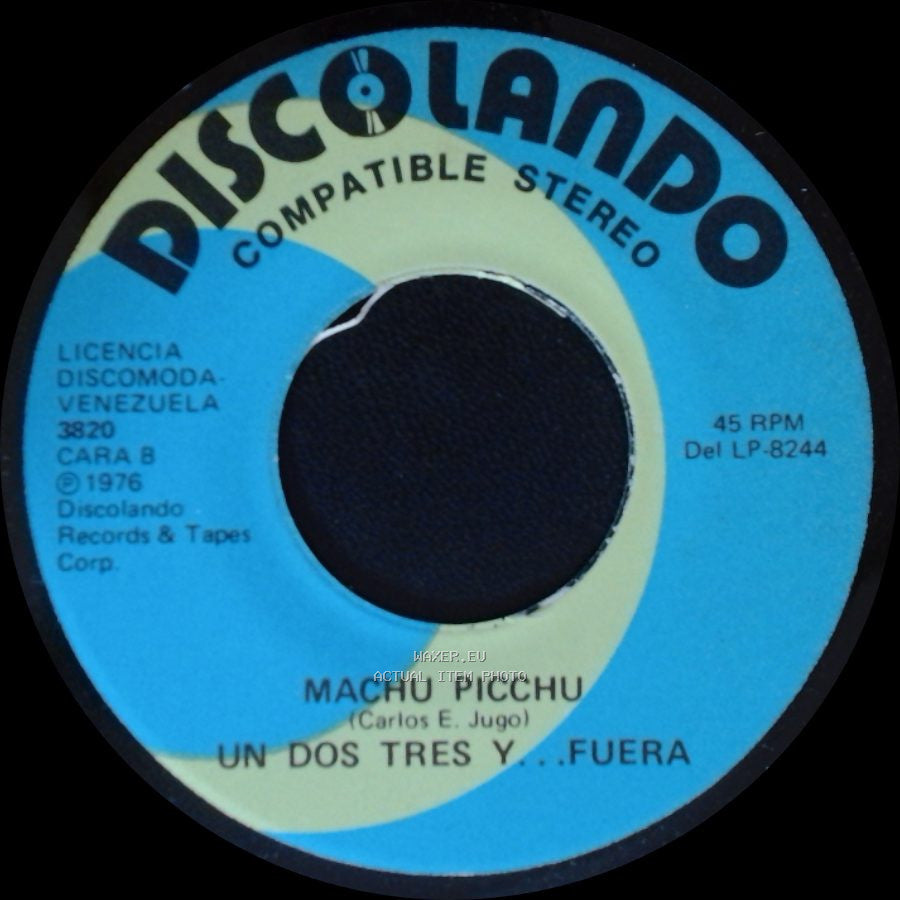Nathalie Ohi - Un Dos Tres Y... Fuera / Machu Picchu Un Dos Tres Y... Fuera side B