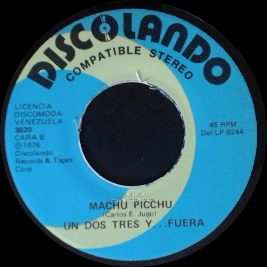 Nathalie Ohi - Un Dos Tres Y... Fuera / Machu Picchu Un Dos Tres Y... Fuera side B