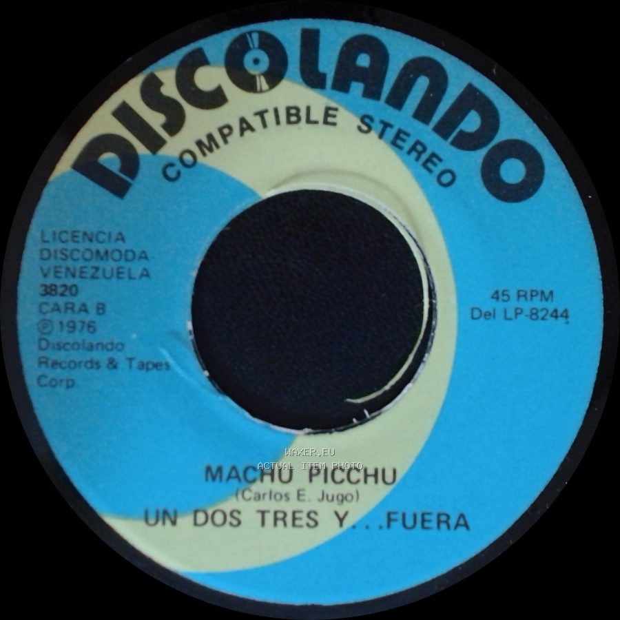 Nathalie Ohi - Un Dos Tres Y... Fuera / Machu Picchu / Un Dos Tres Y... Fuera side B