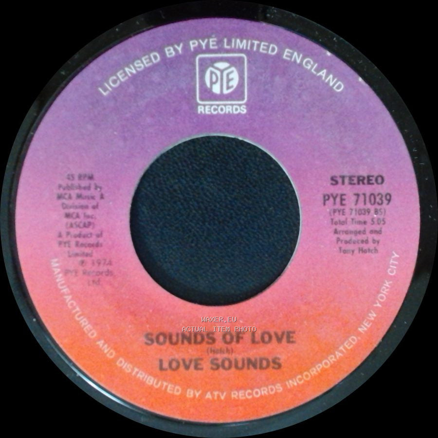Love Sounds / Ebb Tide - Sounds Of Love / Love Sounds side A