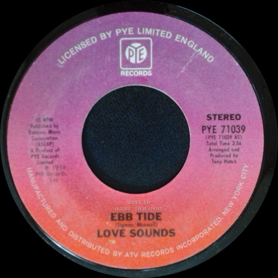 Love Sounds / Ebb Tide - Sounds Of Love / Love Sounds side B