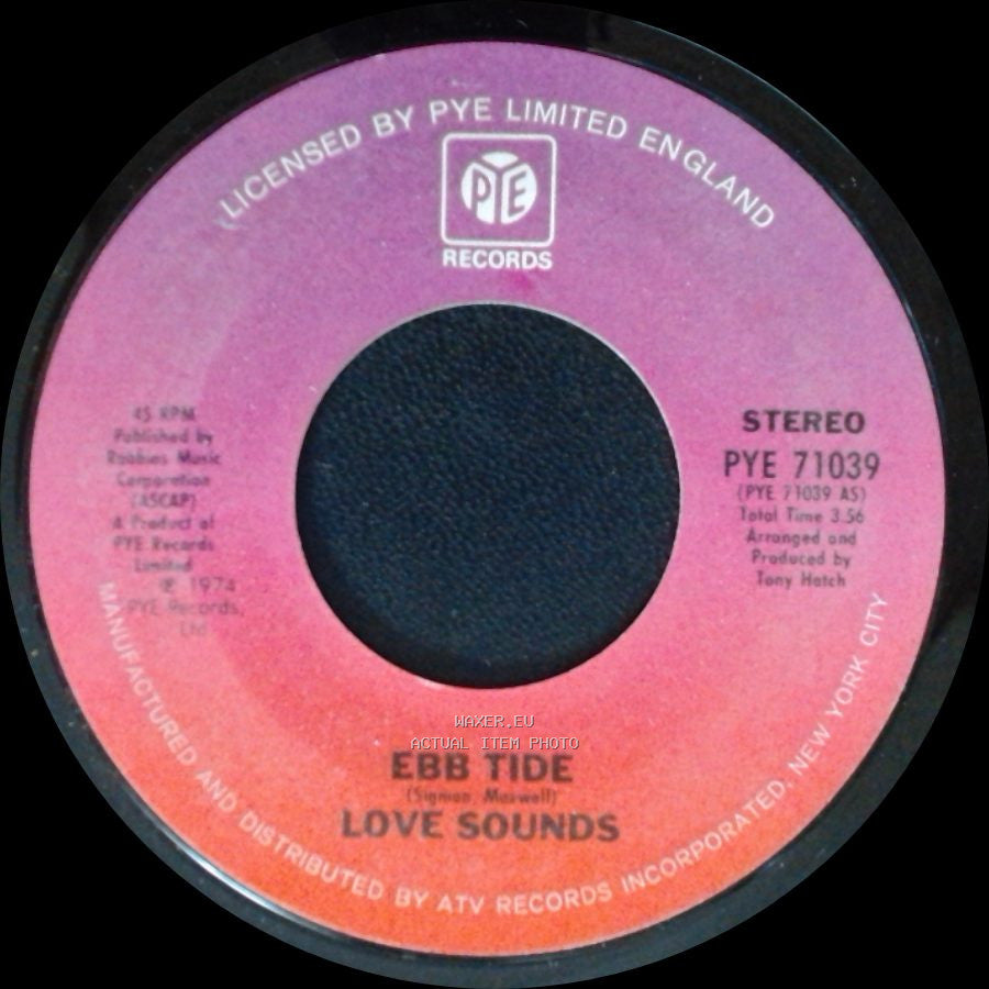 Love Sounds - Sounds Of Love / Ebb Tide side B