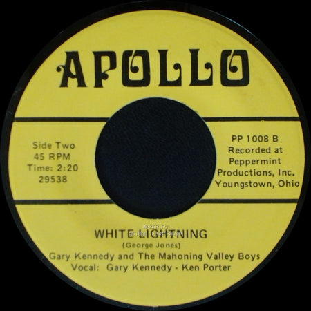 Gary Kennedy And The Mahoning Valley Boys - Sing Me Back Home / White Lightning side B