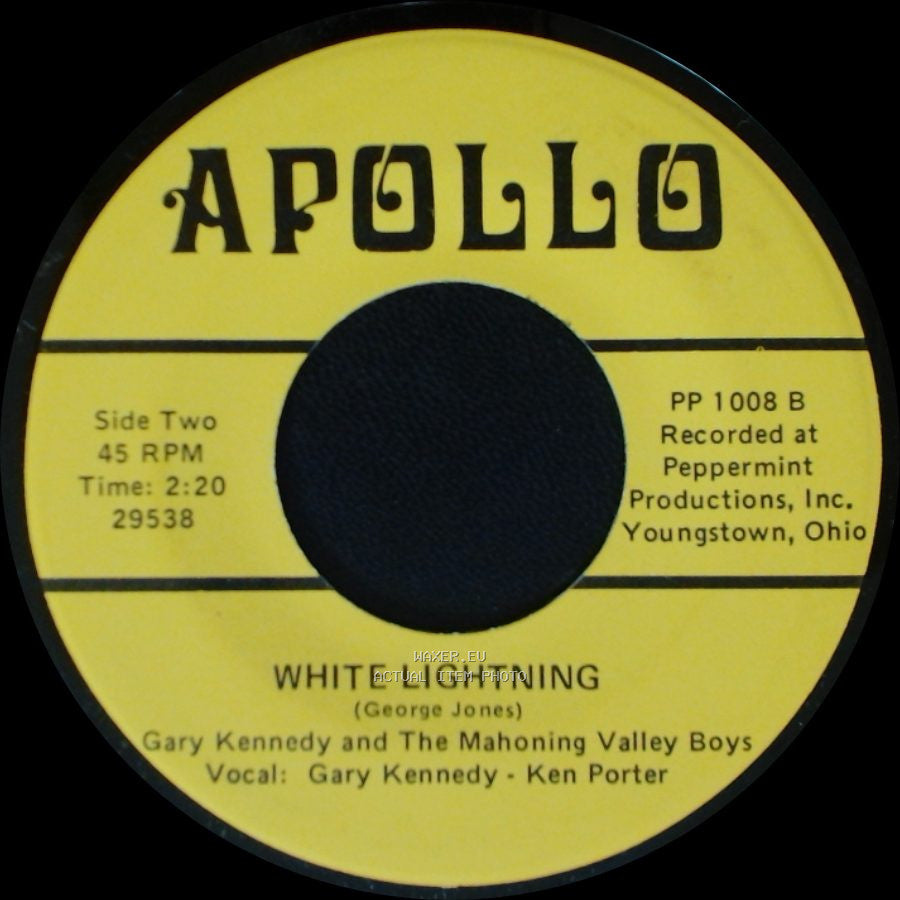 Gary Kennedy And The Mahoning Valley Boys - Sing Me Back Home / White Lightning side B