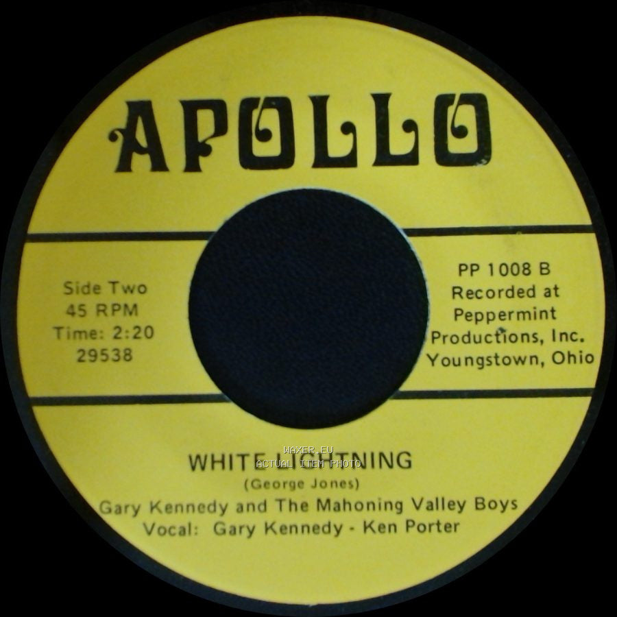 Gary Kennedy And The Mahoning Valley Boys - Sing Me Back Home / White Lightning side B