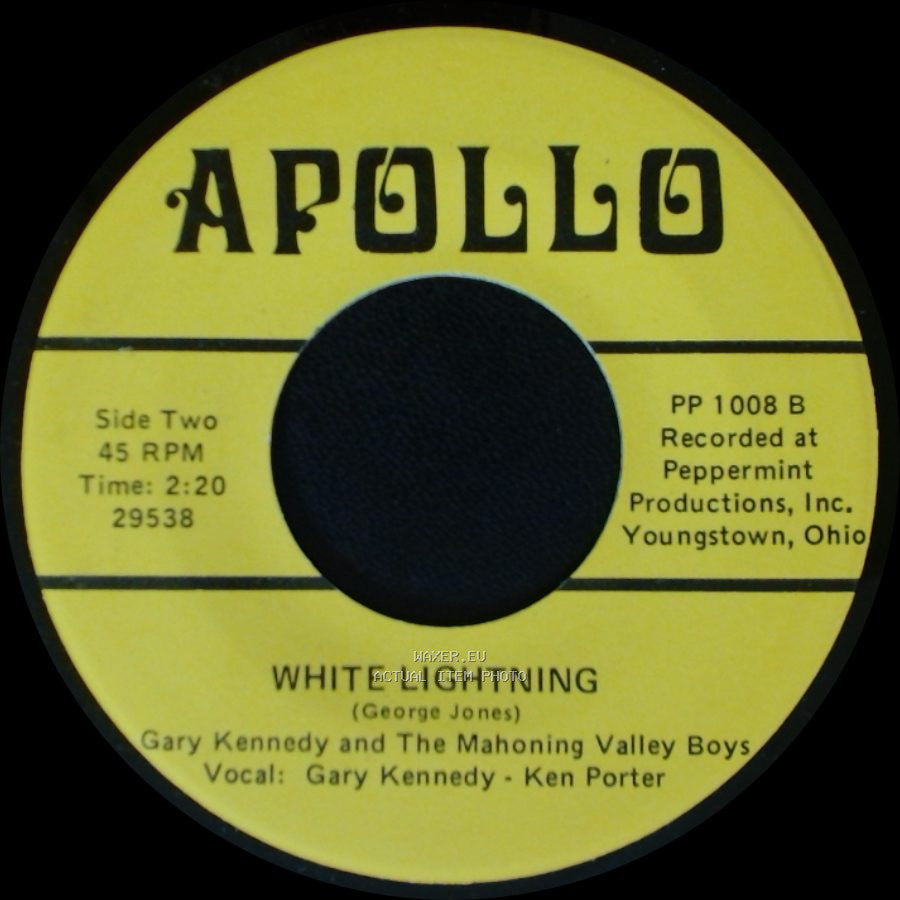 Gary Kennedy And The Mahoning Valley Boys - Sing Me Back Home / White Lightning side B