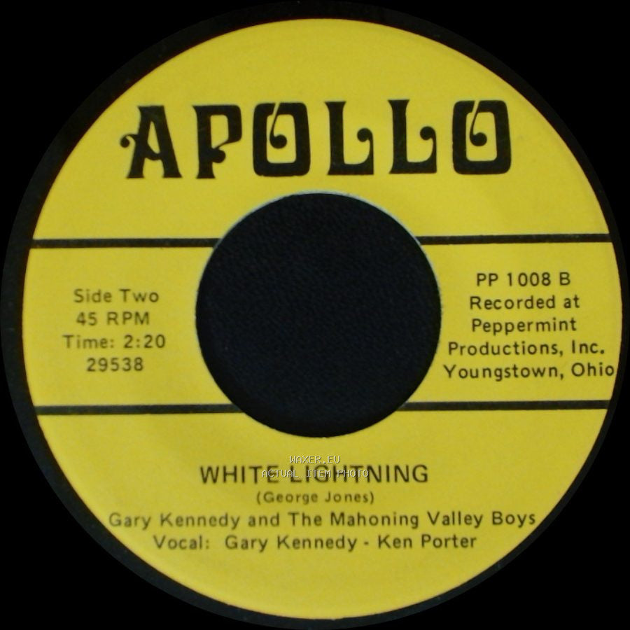 Gary Kennedy And The Mahoning Valley Boys - Sing Me Back Home / White Lightning side B