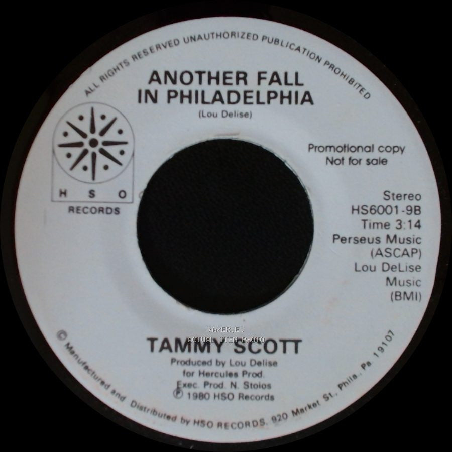 Tammy Scott - House Of The Rising Sun / Another Fall In Philadelphia side A