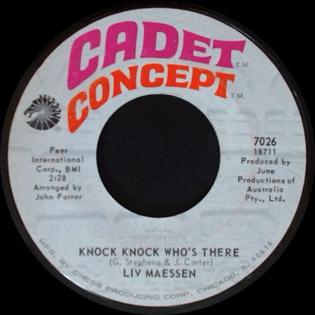 Liv Maessen - Just A Little Lovin' / Knock Knock Who's There side B