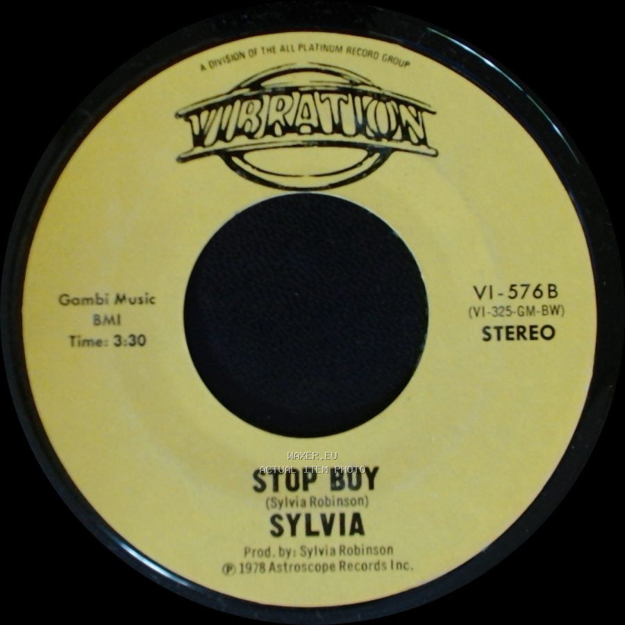Sylvia - Stop Boy / Automatic Lover side A