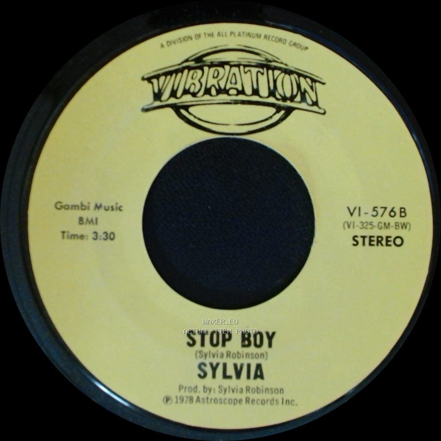 Sylvia - Stop Boy / Automatic Lover side A