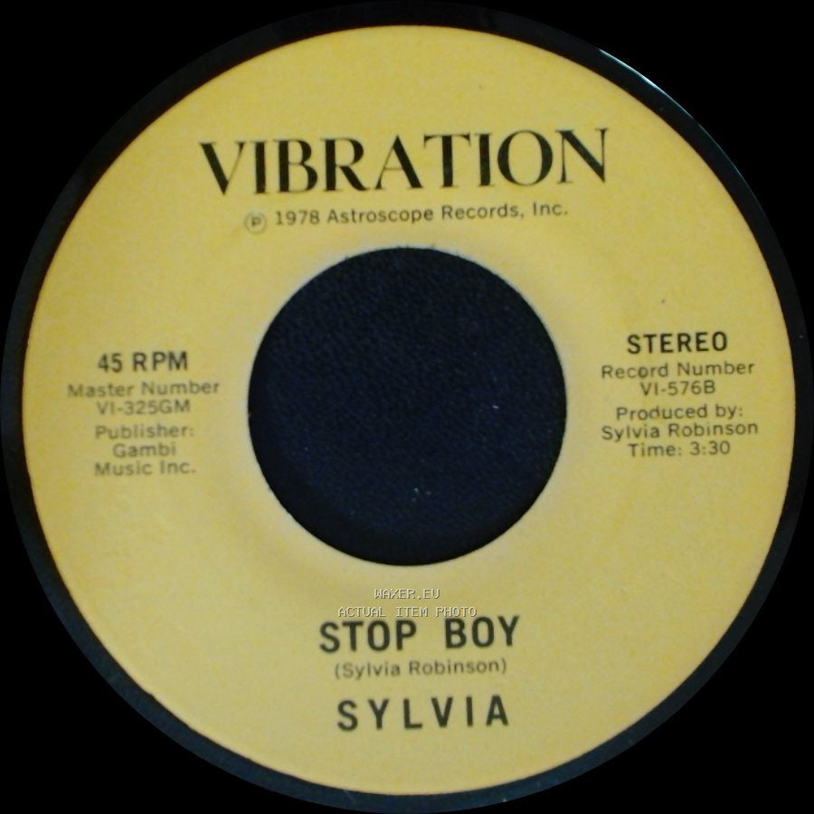 Sylvia - Stop Boy / Automatic Lover side A
