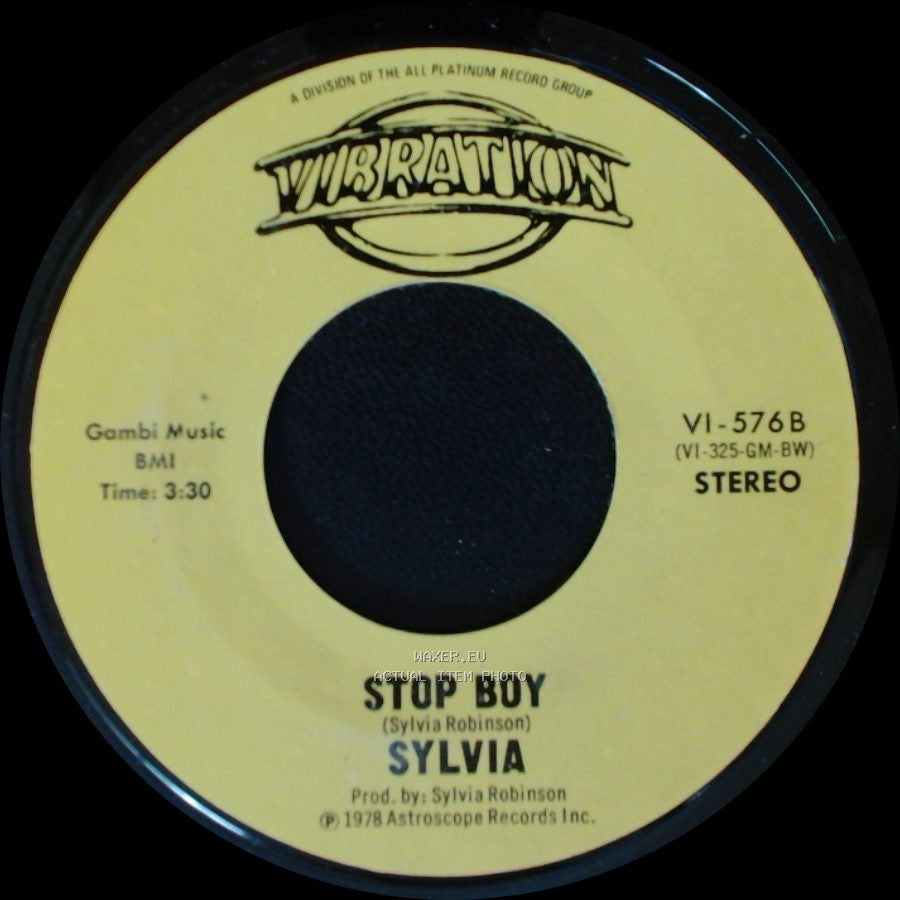 Sylvia - Stop Boy / Automatic Lover side A