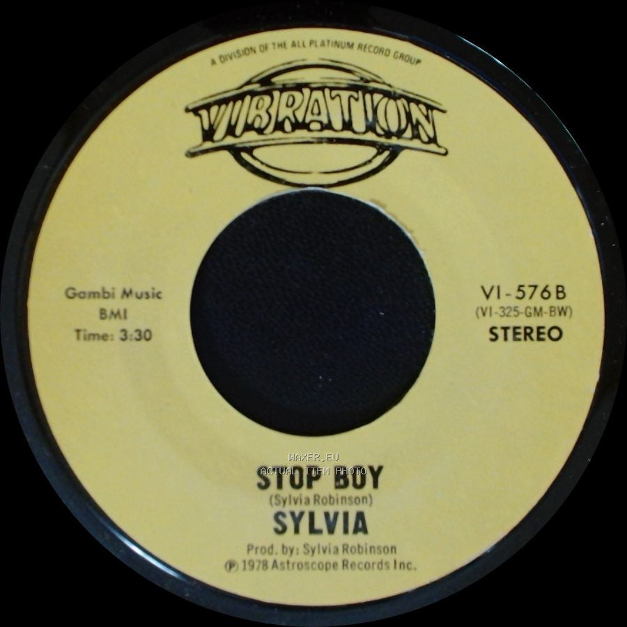 Sylvia - Stop Boy / Automatic Lover side A