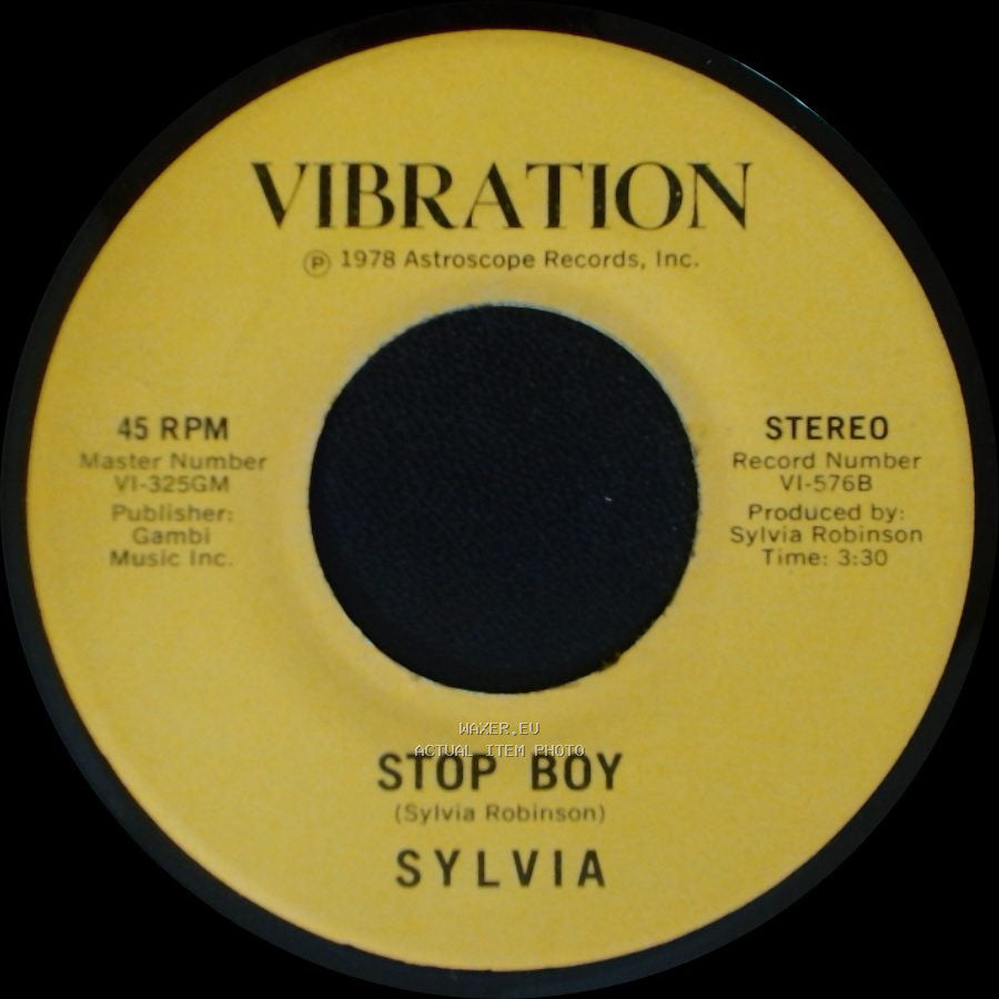 Sylvia - Stop Boy / Automatic Lover side A