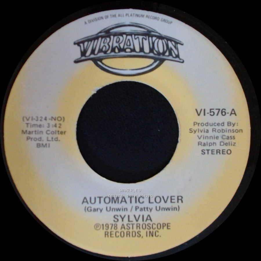 Sylvia - Stop Boy / Automatic Lover side A