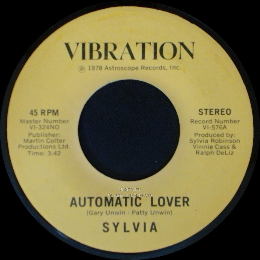 Sylvia - Stop Boy / Automatic Lover side A