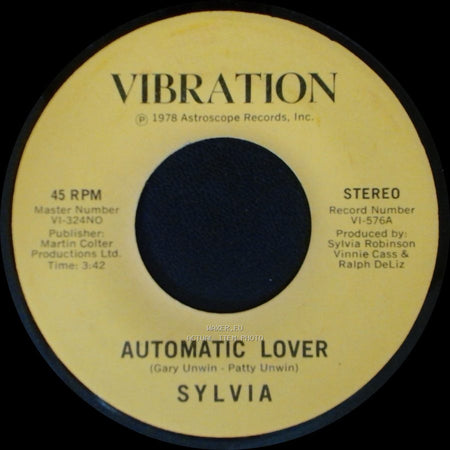 Sylvia - Stop Boy / Automatic Lover side A