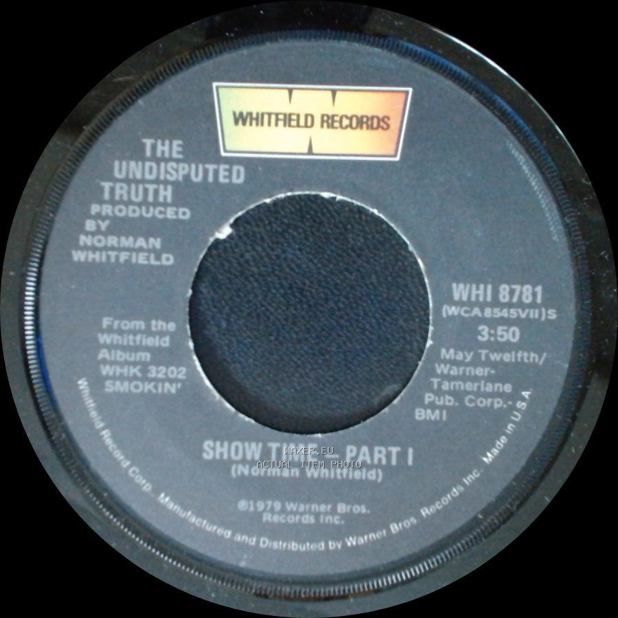 The Undisputed Truth - Show Time - Part Ii / Show Time - Part I side B