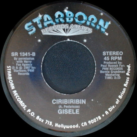 Gisele - Ciribiribin / Send In The Clowns side A