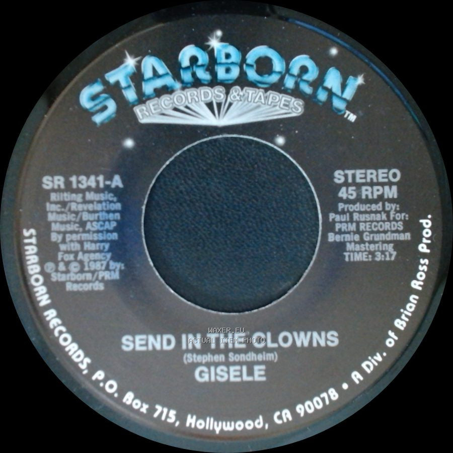 Gisele - Ciribiribin / Send In The Clowns side B