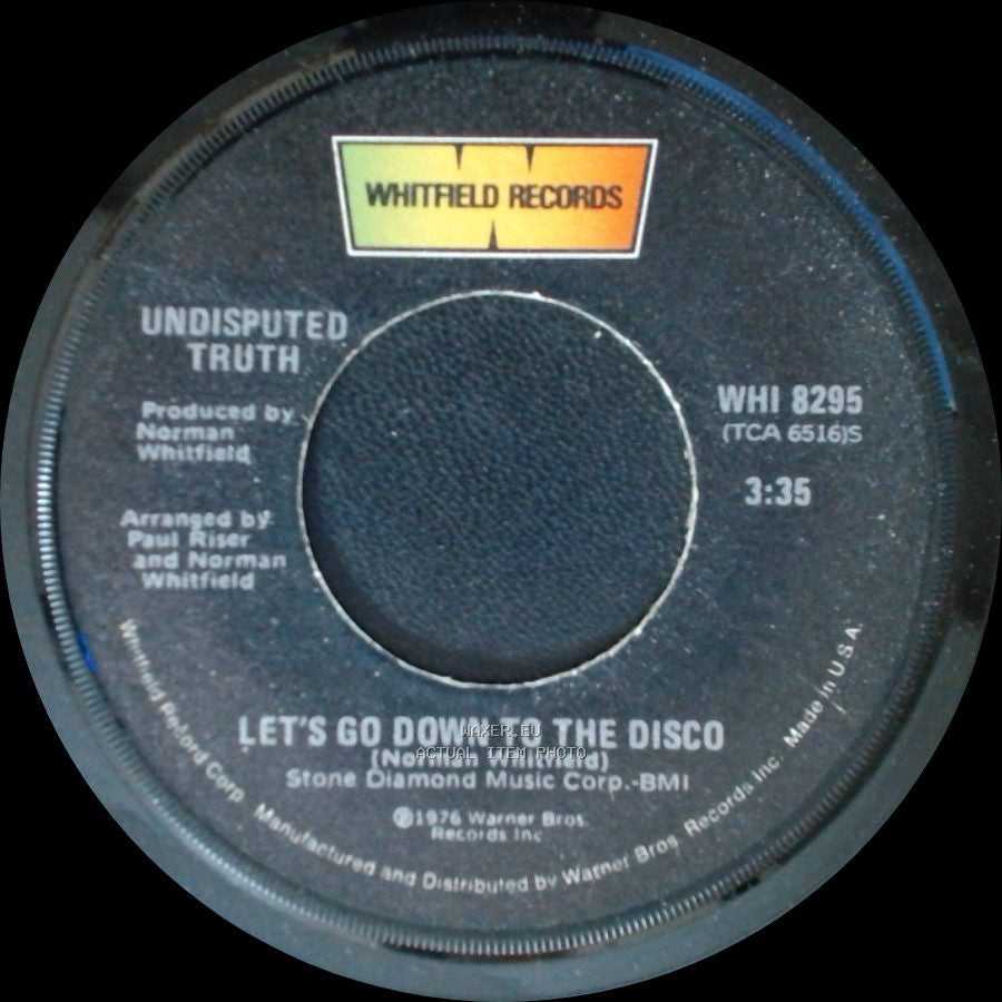 Undisputed Truth - Loose / Let's Go Down To The Disco side A