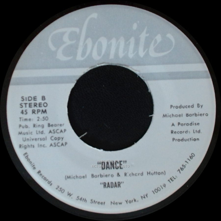 Unknown Artist - "Citizen's Band" "Radar" / Dance "Radar" side B