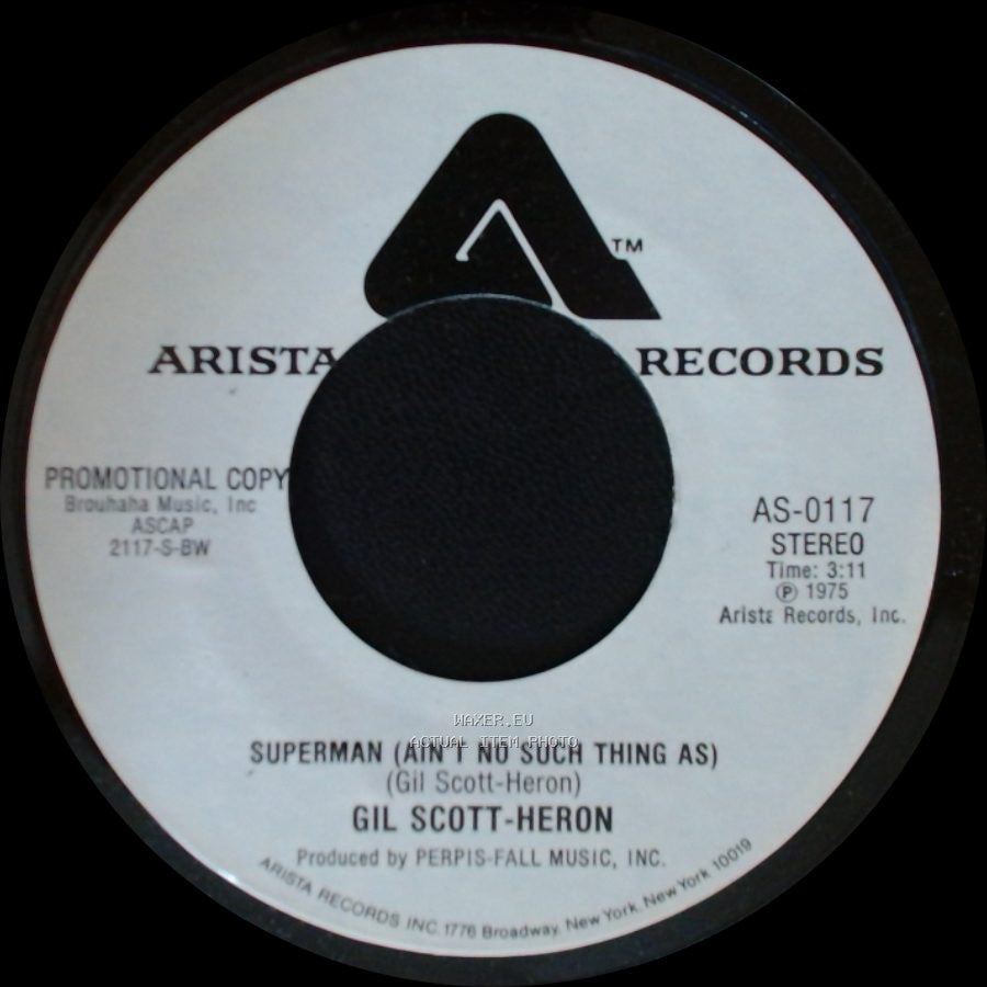 Gil Scott-Heron - Superman (Ain't No Such Thing As) / Superman (Ain't No Such Thing As) side A
