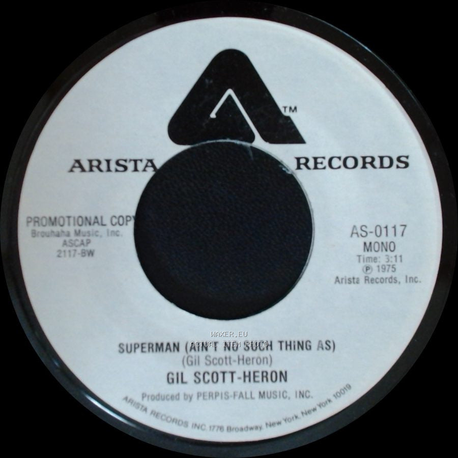 Gil Scott-Heron - Superman (Ain't No Such Thing As) / Superman (Ain't No Such Thing As) side B