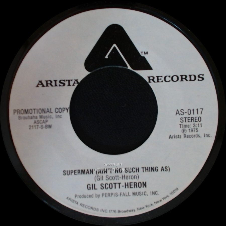 Gil Scott-Heron - Superman (Ain't No Such Thing As) / Superman (Ain't No Such Thing As) side A