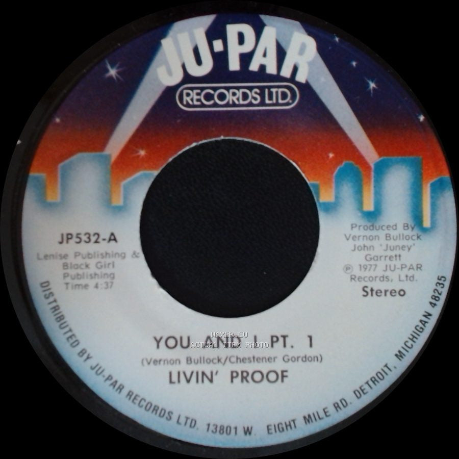 Livin' Proof - You And I Pt. 1 / You And I Pt. 2 side A