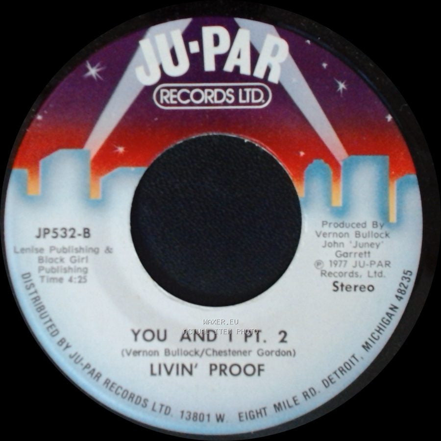 Livin' Proof - You And I Pt. 1 / You And I Pt. 2 side B