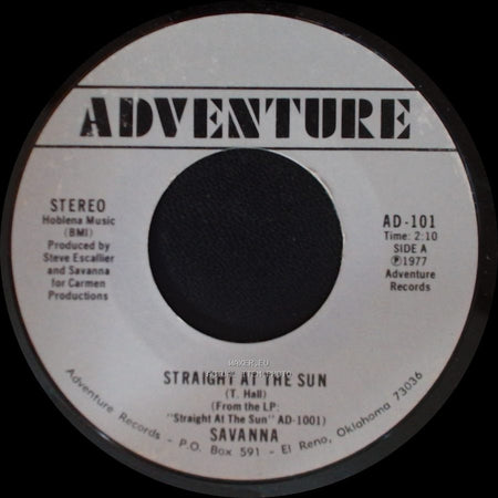 Savanna - Straight At The Sun / Spirit Of Love side A