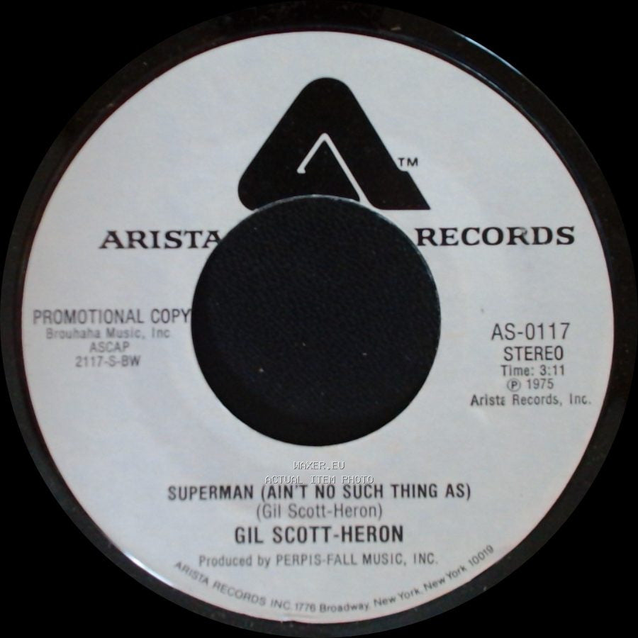Gil Scott-Heron - Superman (Ain't No Such Thing As) / Superman (Ain't No Such Thing As) side A