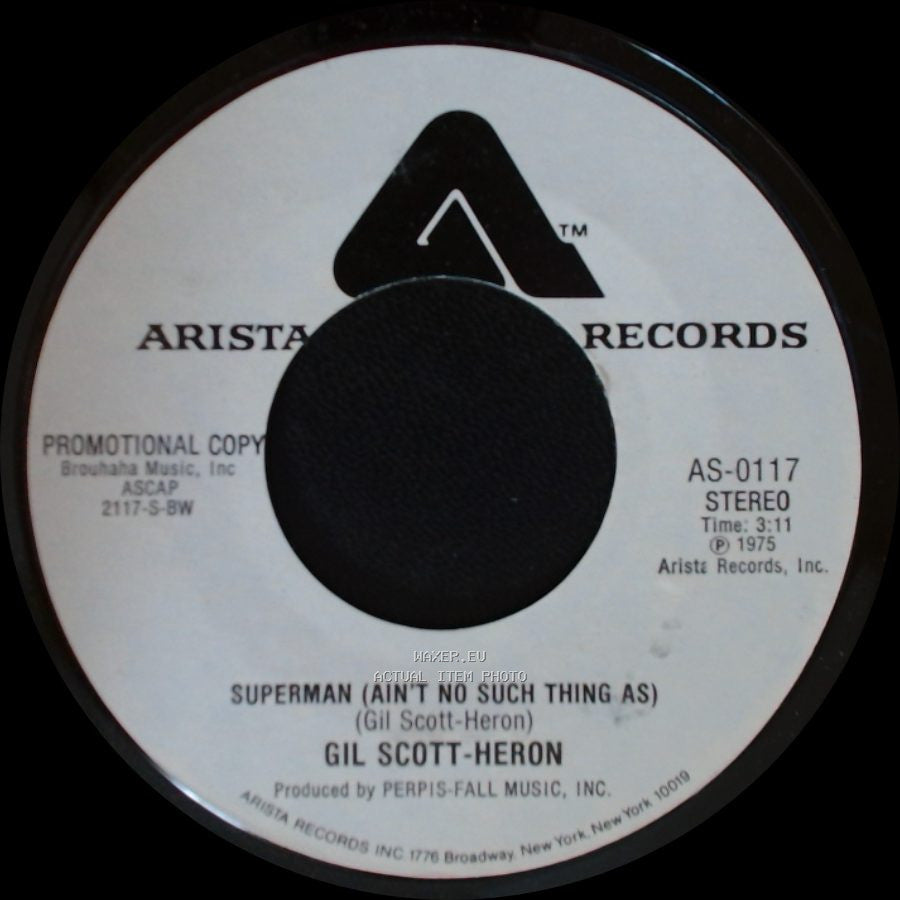 Gil Scott-Heron - Superman (Ain't No Such Thing As) / Superman (Ain't No Such Thing As) side A
