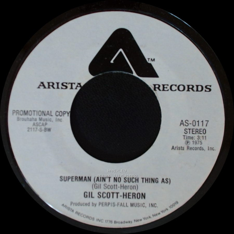 Gil Scott-Heron - Superman (Ain't No Such Thing As) / Superman (Ain't No Such Thing As) side A