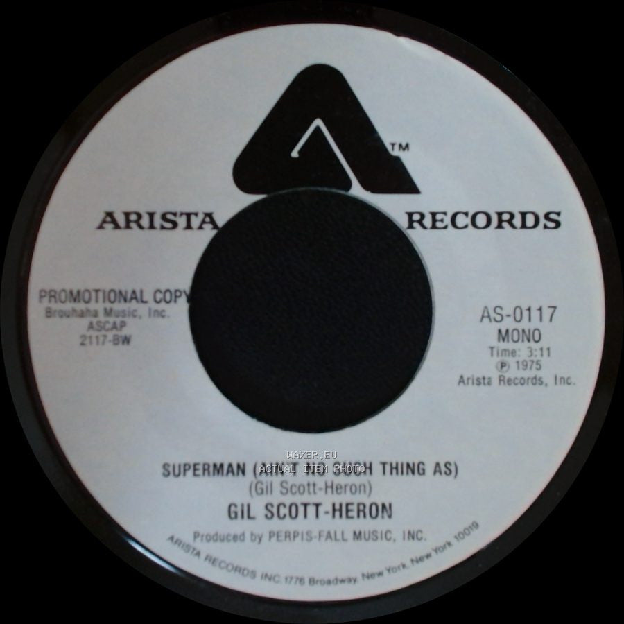 Gil Scott-Heron - Superman (Ain't No Such Thing As) / Superman (Ain't No Such Thing As) side B