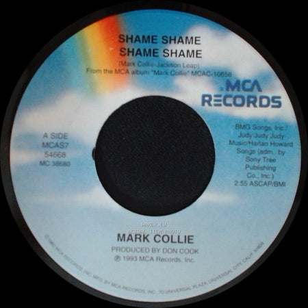 Mark Collie - Shame Shame Shame Shame / Keep It Up side A