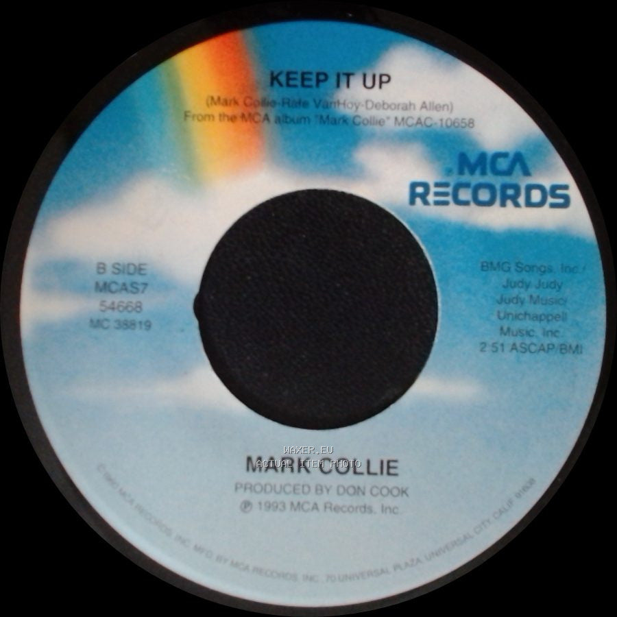 Mark Collie - Shame Shame Shame Shame / Keep It Up side B