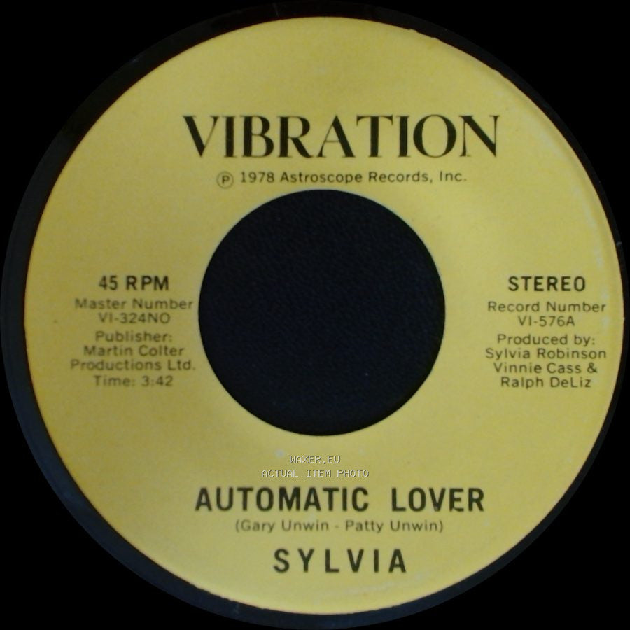Sylvia - Stop Boy / Automatic Lover side A