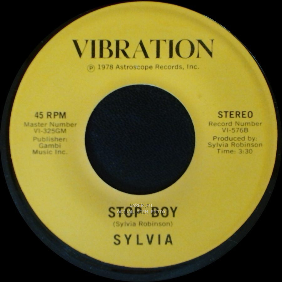 Sylvia - Stop Boy / Automatic Lover side A