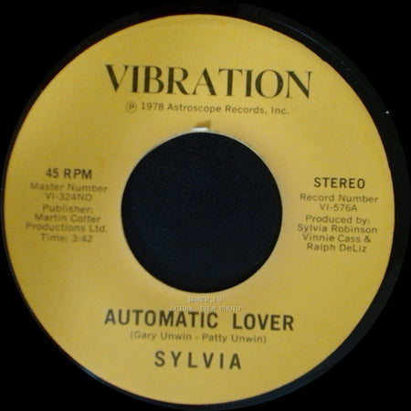 Sylvia - Stop Boy / Automatic Lover side A