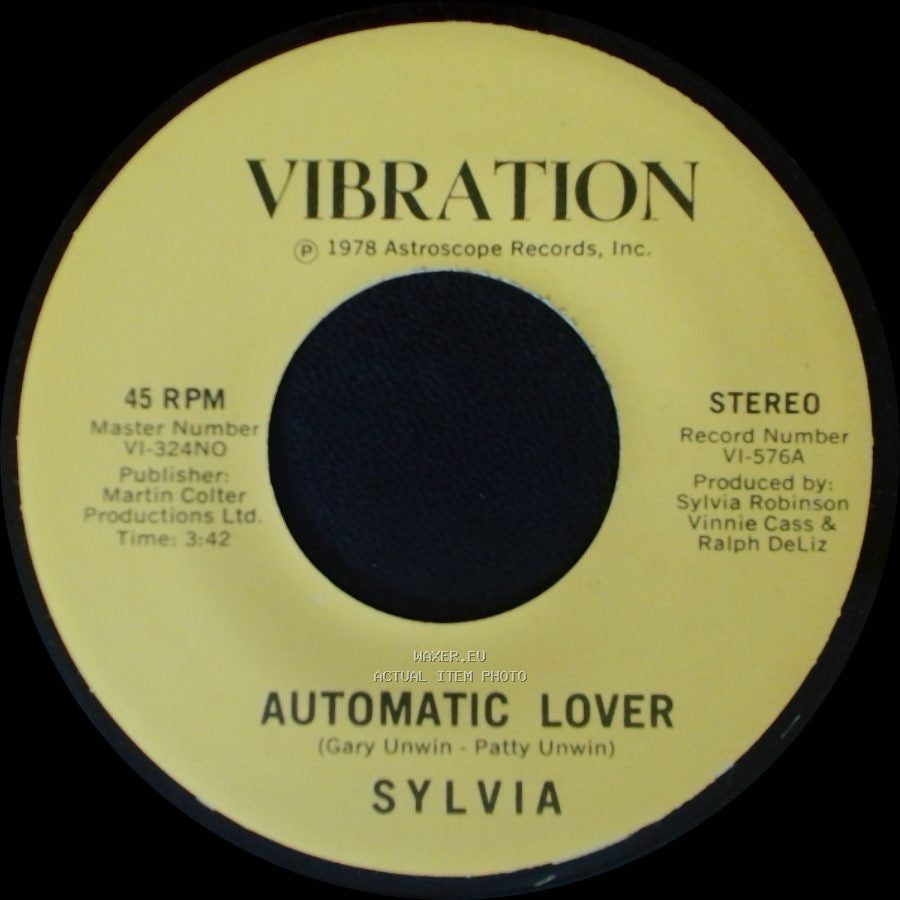 Sylvia - Stop Boy / Automatic Lover side A