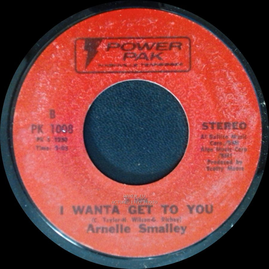 Arnelle Smalley / Amelle Snalley - I Wanta Get To You / The Night The Lights Went Out (In) Georgia side A