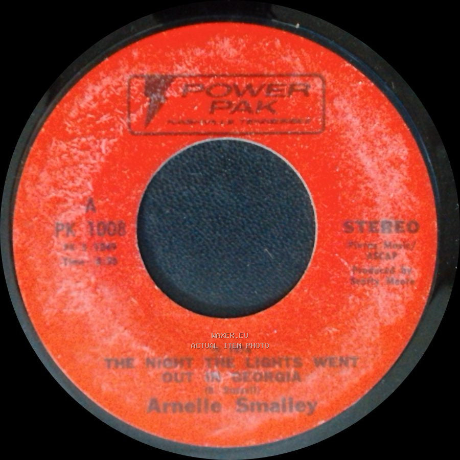 Arnelle Smalley / Amelle Snalley - I Wanta Get To You / The Night The Lights Went Out (In) Georgia side B